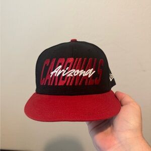 Arizona Cardinals Black and Red Hat
